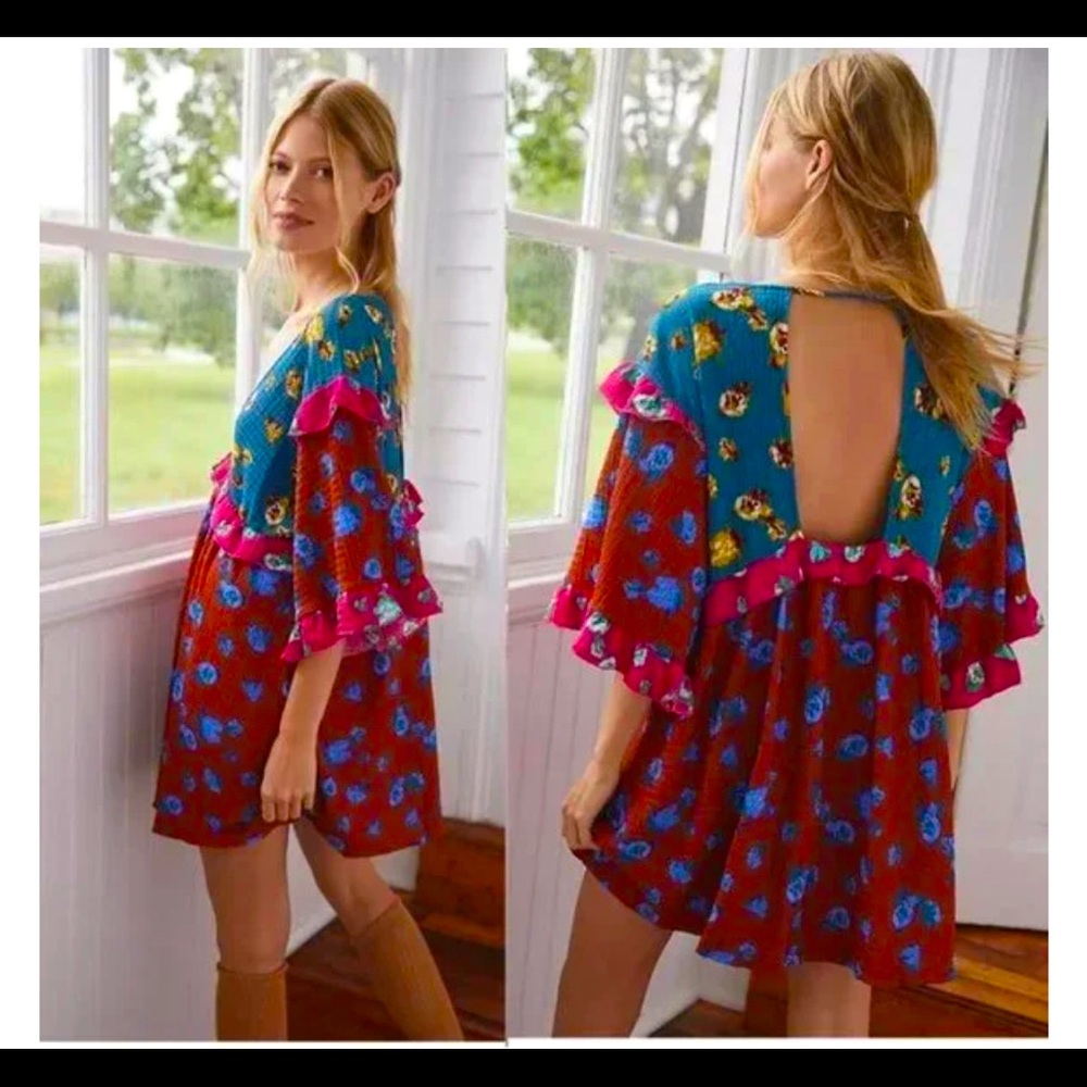 Anthro mini dress